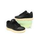 OFF-WHITE Out Of Office OOO Low Tops Black Gum OMIA189F23LEA0011010