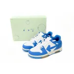 OFF-WHITE Out Of Office OOO Low Tops Blue White (Women's) OWIA259F21LEA0010145