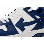 OFF-WHITE Out Of Office OOO Low Tops Dusty Blue White OMIA189C99LEA0044201