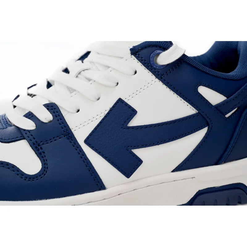 OFF-WHITE Out Of Office OOO Low Tops Dusty Blue White OMIA189C99LEA0044201