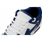OFF-WHITE Out Of Office OOO Low Tops Dusty Blue White OMIA189C99LEA0044201