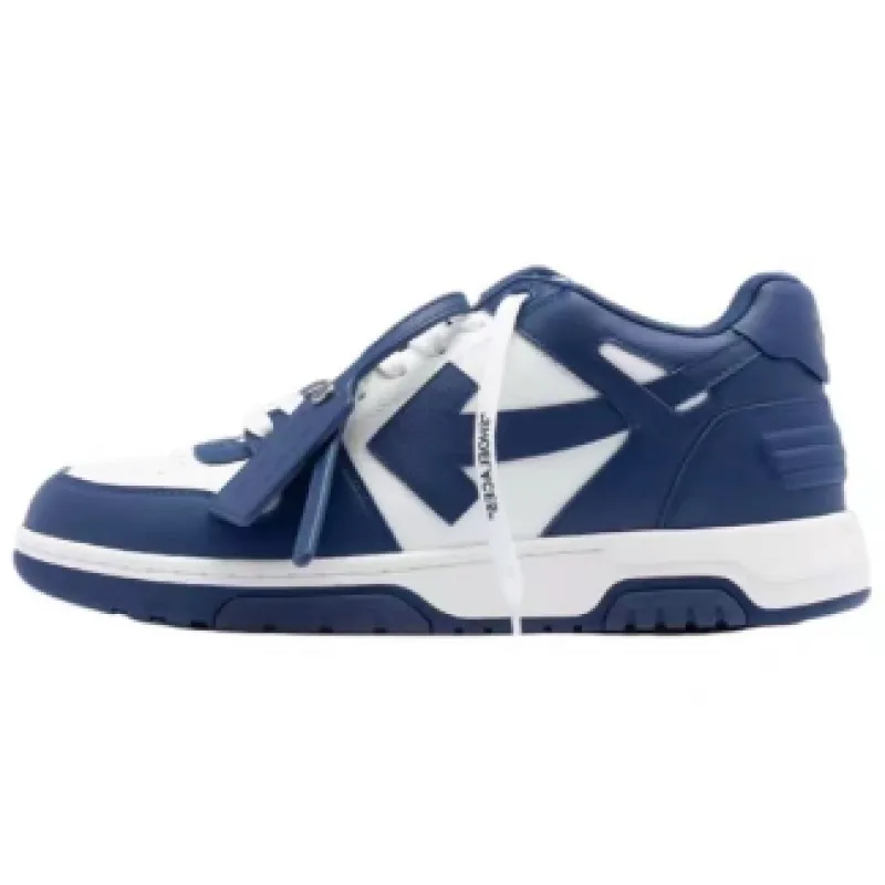 OFF-WHITE Out Of Office OOO Low Tops Dusty Blue White OMIA189C99LEA0044201