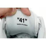 OFF-WHITE Out Of Office OOO Low Tops For Walking White Black OMIA189R21LEA0020101
