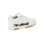 OFF-WHITE Out Of Office OOO Low Tops For Walking White Black OMIA189R21LEA0020101