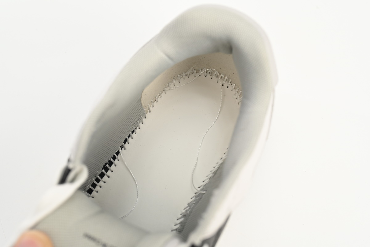 OFF-WHITE Out Of Office OOO Low Tops Light Grey Black OMIA189F22LEA0010709