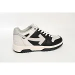 OFF-WHITE Out Of Office OOO Low Tops Light Grey Black OMIA189F22LEA0010709