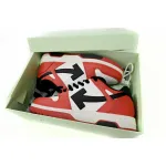 OFF-WHITE Out Of Office OOO Low Tops Red Black (2024) OMIA189C99LEA013-2510