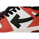 OFF-WHITE Out Of Office OOO Low Tops Red Black (2024) OMIA189C99LEA013-2510
