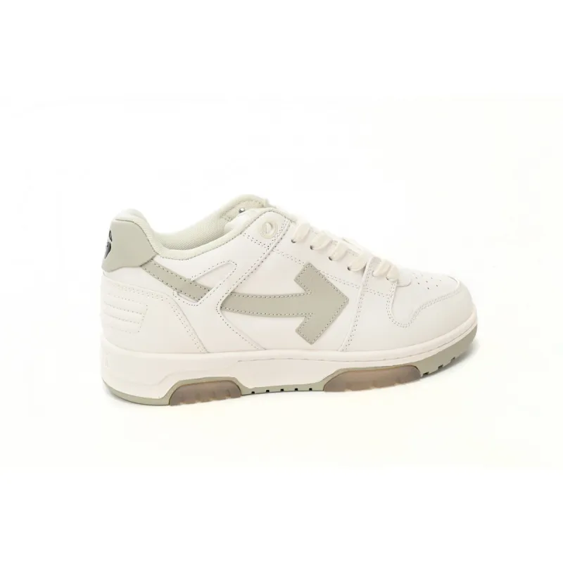 OFF-WHITE Out Of Office OOO Low Tops White Beige  OMIA189C99LEA0010161