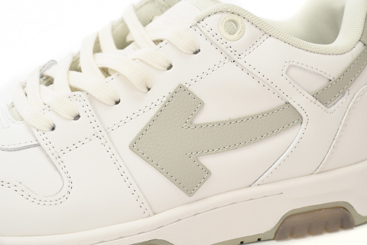 OFF-WHITE Out Of Office OOO Low Tops White Beige  OMIA189C99LEA0010161