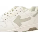 OFF-WHITE Out Of Office OOO Low Tops White Beige  OMIA189C99LEA0010161