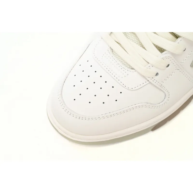OFF-WHITE Out Of Office OOO Low Tops White Beige  OMIA189C99LEA0010161