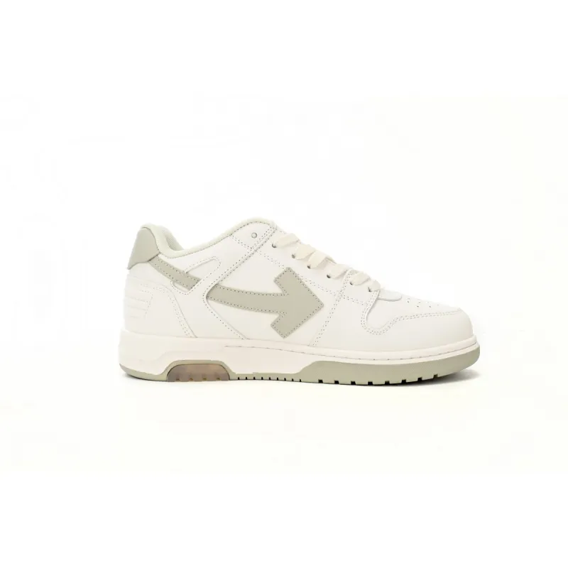 OFF-WHITE Out Of Office OOO Low Tops White Beige  OMIA189C99LEA0010161