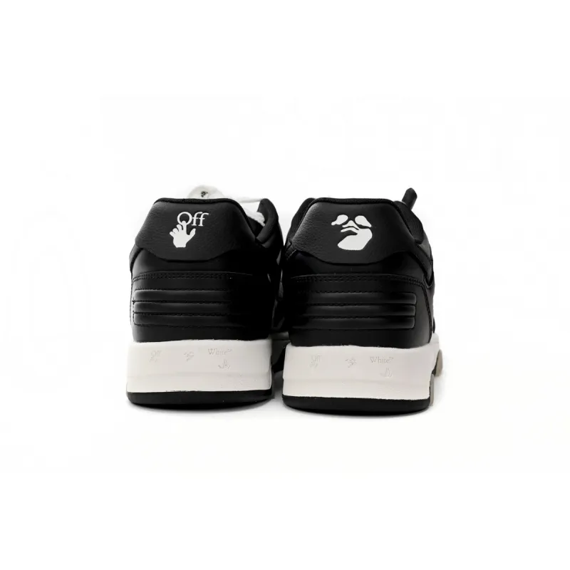 OFF-WHITE Out Of Office OOO Low Tops White Black White OMIA189C99LEA0011004