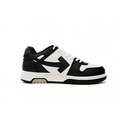 OFF-WHITE Out Of Office OOO Low Tops White Black White OMIA189C99LEA0011004 02