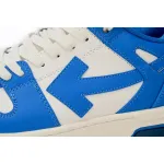 OFF-WHITE Out Of Office OOO Low Tops White Blue OMIA189F23LEA0040169