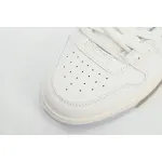 OFF-WHITE Out Of Office OOO Low Tops White Iridescent Blue OMIA189F21LEA0030181