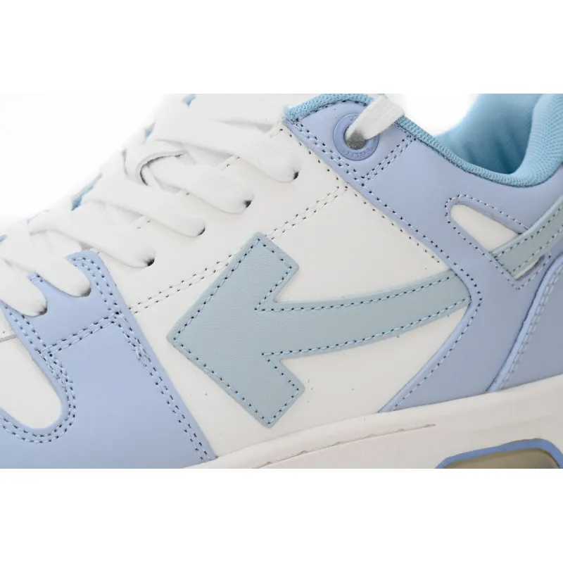 OFF-WHITE Out Of Office OOO Low Tops White Light Blue (2023) OMIA189C99LEA006-0140