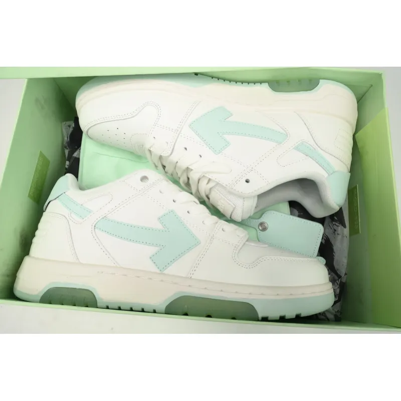 OFF-WHITE Out Of Office OOO Low Tops White Mint OWIA259C99LEA0030151