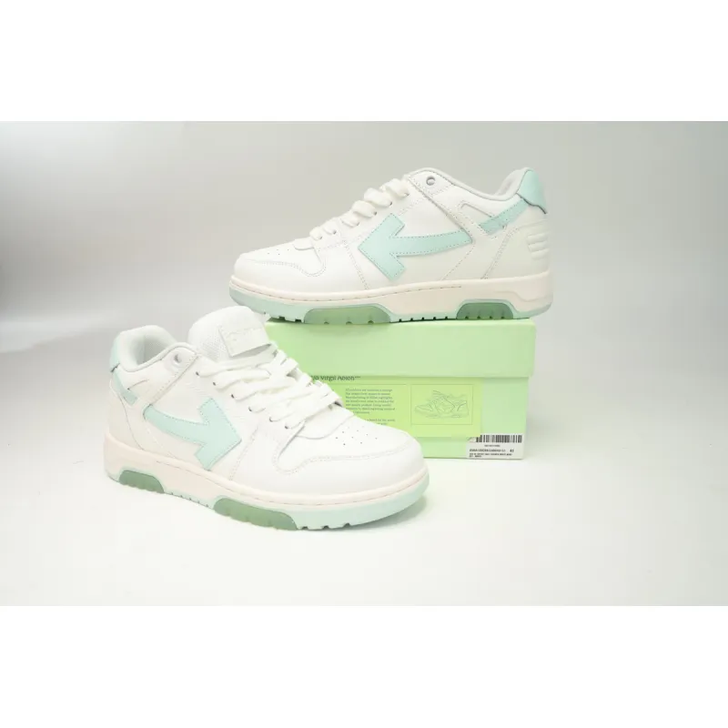 OFF-WHITE Out Of Office OOO Low Tops White Mint OWIA259C99LEA0030151