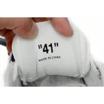 OFF-WHITE Out Of Office OOO Low Tops White Navy Blue OMIA189F22LEA0010146