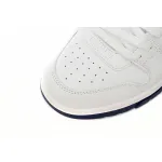 OFF-WHITE Out Of Office OOO Low Tops White Navy Blue OMIA189F22LEA0010146