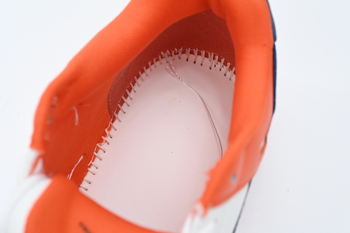 OFF-WHITE Out Of Office OOO Low Tops White Orange Blue OMIA189F21LEA0022045