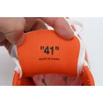 OFF-WHITE Out Of Office OOO Low Tops White Orange Blue OMIA189F21LEA0022045