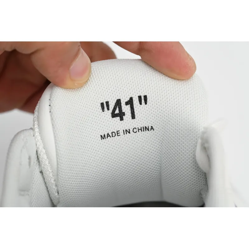 OFF-WHITE Out Of Office OOO Low Tops White Purple OMIA189F22LEA0010135