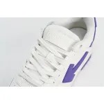 OFF-WHITE Out Of Office OOO Low Tops White Purple OMIA189F22LEA0010135