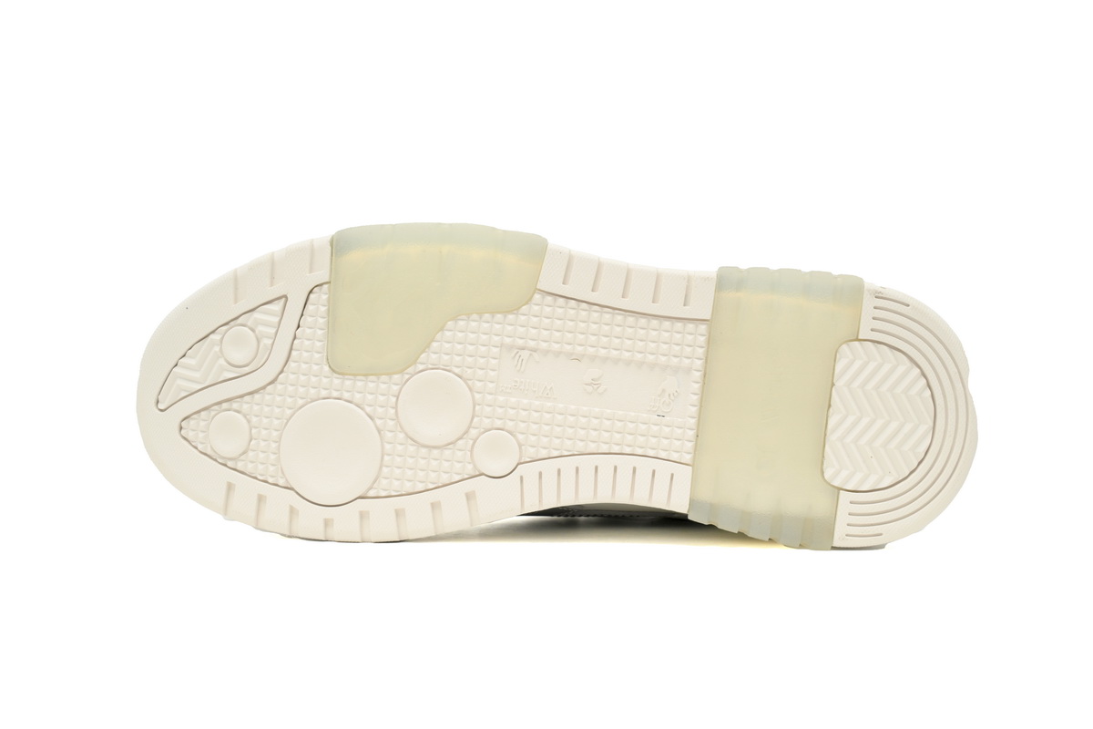 OFF-WHITE Out Of Office OOO Low Tops White Silver OMIA189F23LEA0090172