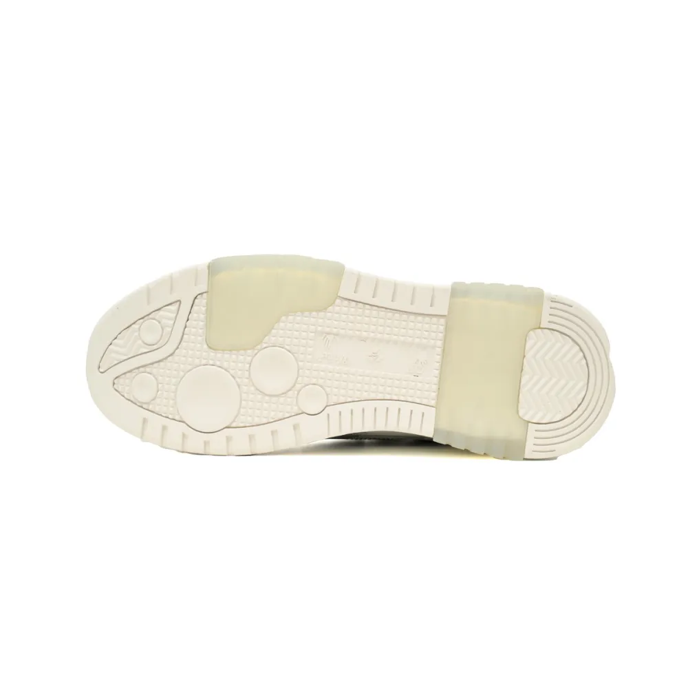 OFF-WHITE Out Of Office OOO Low Tops White Silver OMIA189F23LEA0090172