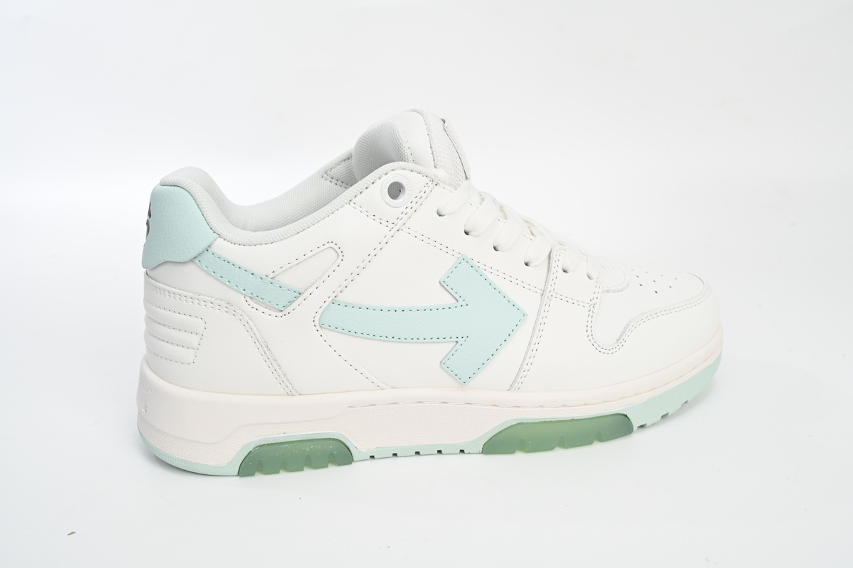 OFF-WHITE Out Of Office OOO Low TopsWhite Mint OMIA189C99LEA0040151