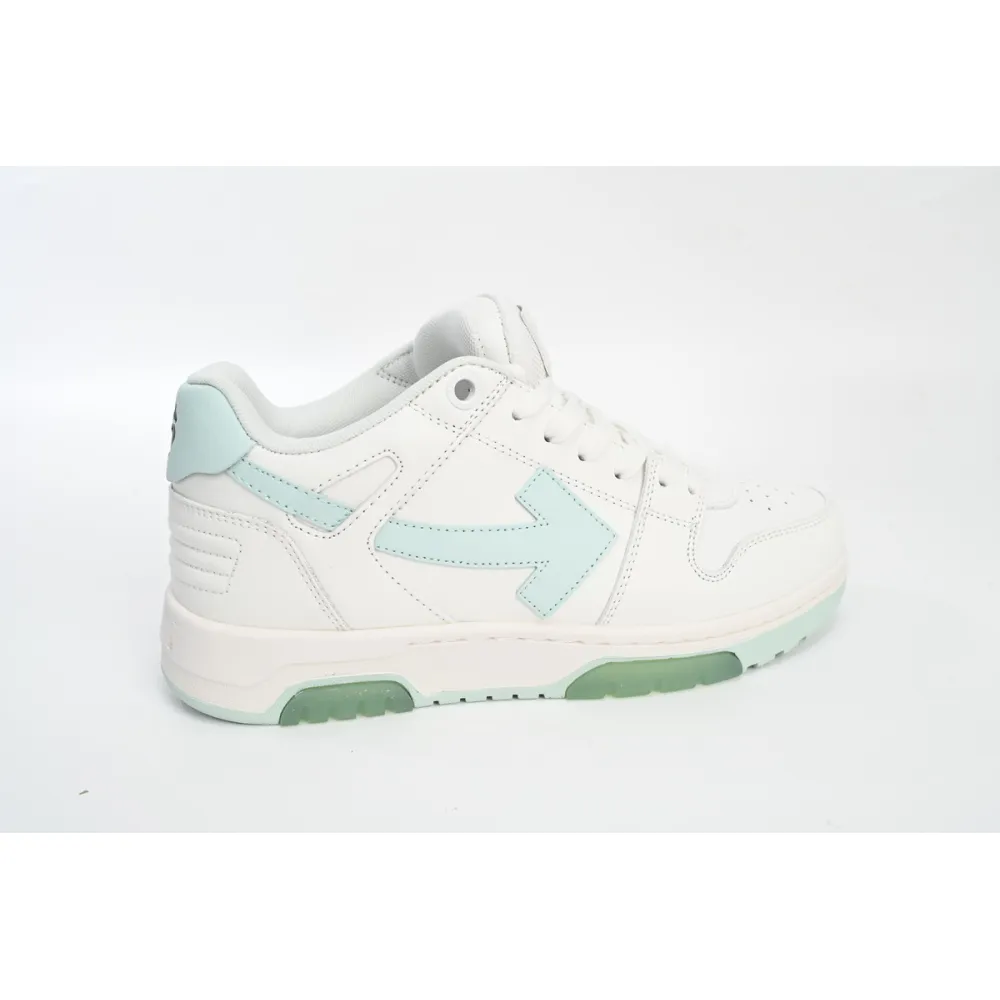 OFF-WHITE Out Of Office OOO Low TopsWhite Mint OMIA189C99LEA0040151