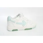 OFF-WHITE Out Of Office OOO Low TopsWhite Mint OMIA189C99LEA0040151