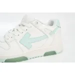 OFF-WHITE Out Of Office OOO Low TopsWhite Mint OMIA189C99LEA0040151