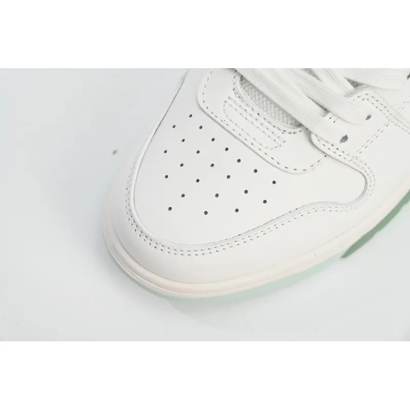 OFF-WHITE Out Of Office OOO Low TopsWhite Mint OMIA189C99LEA0040151