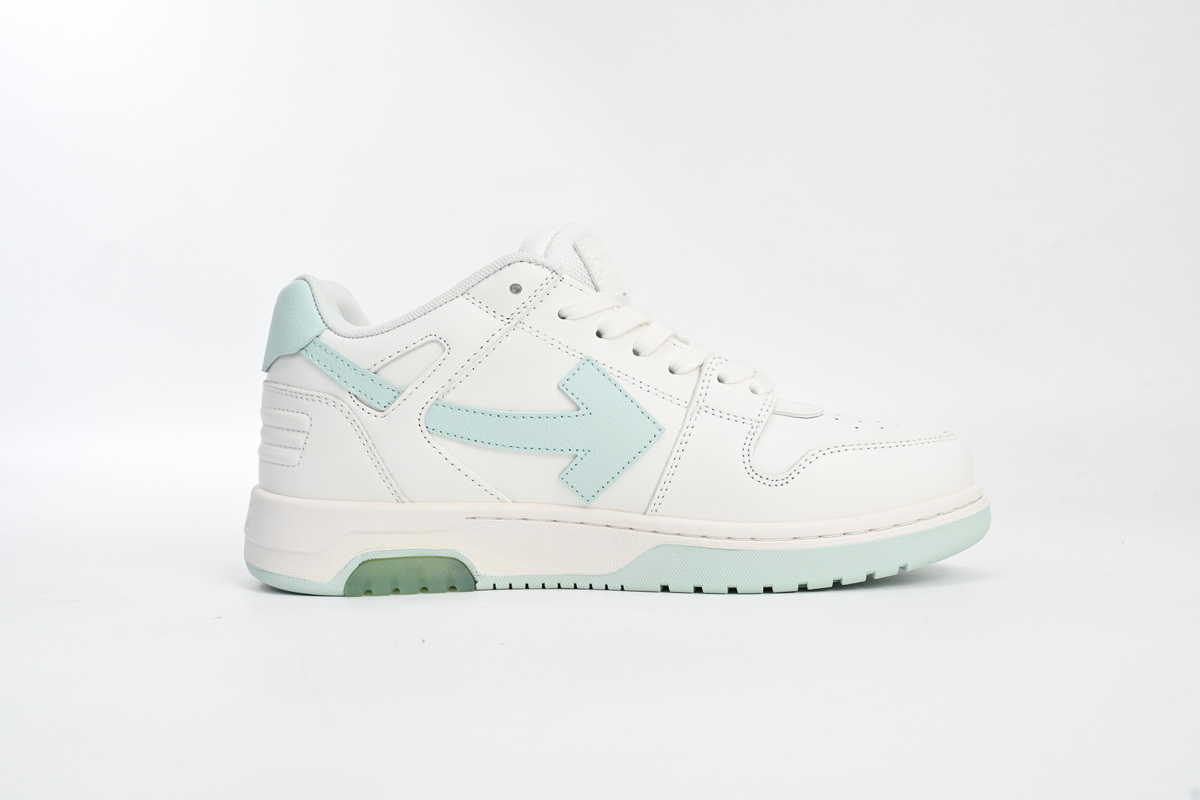 OFF-WHITE Out Of Office OOO Low TopsWhite Mint OMIA189C99LEA0040151
