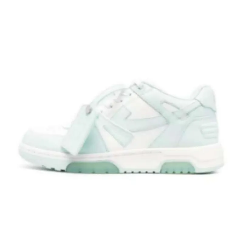 OFF-WHITE Out Of Office OOO Low TopsWhite Mint OMIA189C99LEA0040151