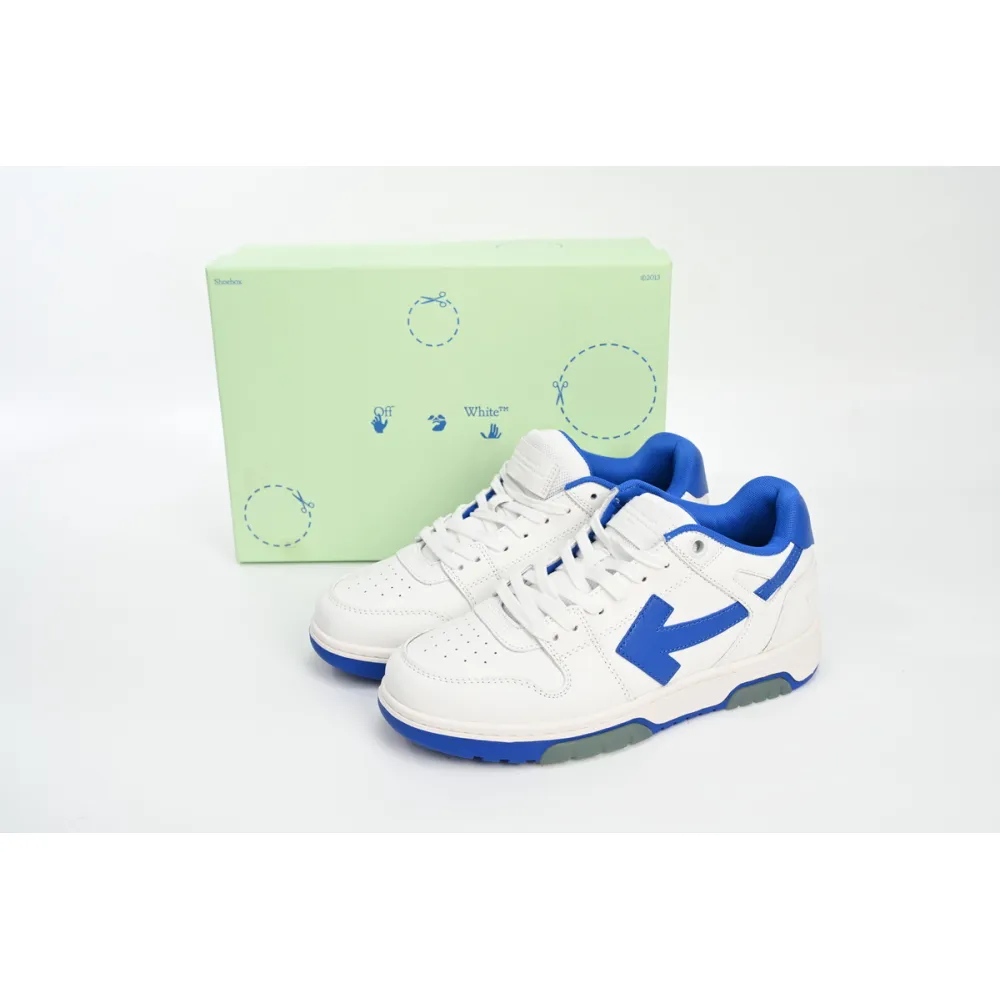 OFF-WHITE Out Of Office OOO Low White Blue (FW22) OMIA189F22LEA0010145