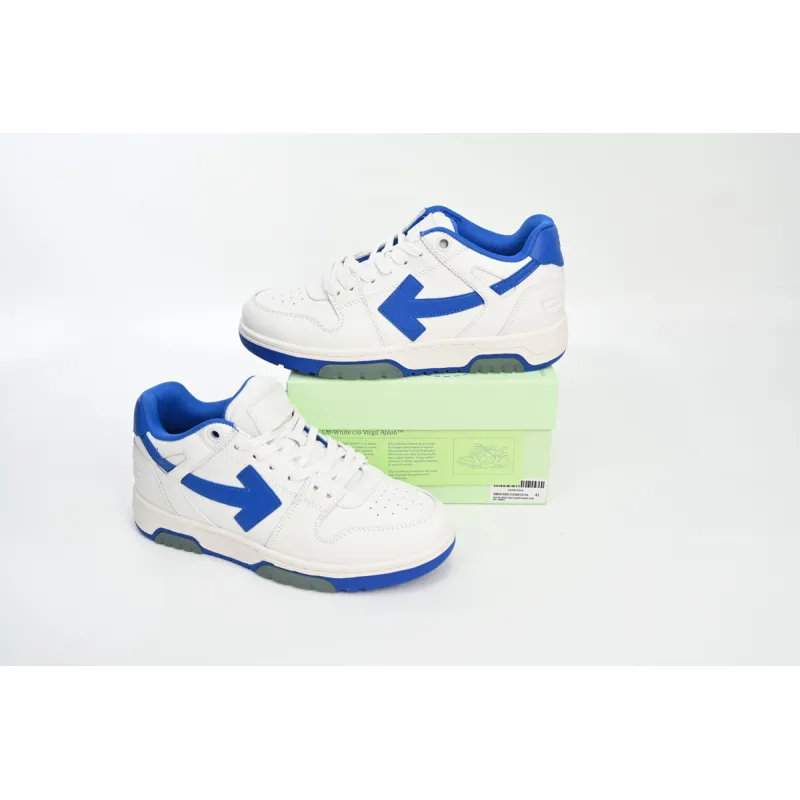 OFF-WHITE Out Of Office OOO Low White Blue (FW22) OMIA189F22LEA0010145
