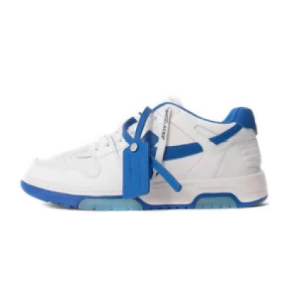 OFF-WHITE Out Of Office OOO Low White Blue (FW22) OMIA189F22LEA0010145 01