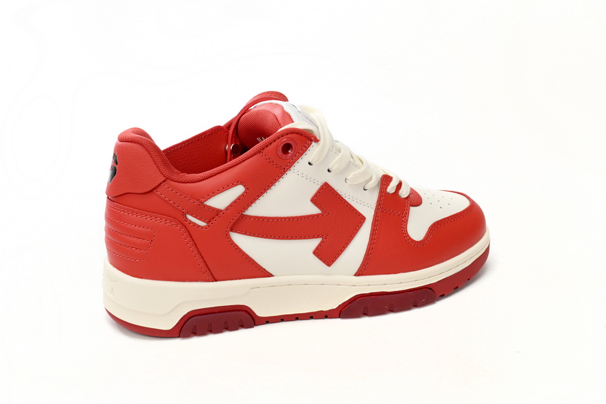 OFF-WHITE Out Of Office Red And White OMIA189F 22LE00 10128 