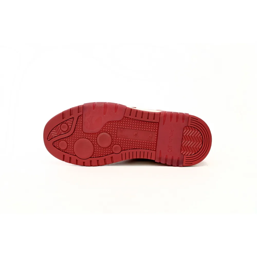 OFF-WHITE Out Of Office Red And White OMIA189F 22LE00 10128 