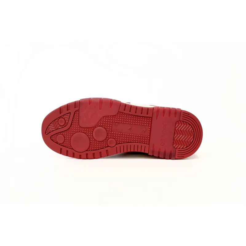 OFF-WHITE Out Of Office Red And White OMIA189F 22LE00 10128 