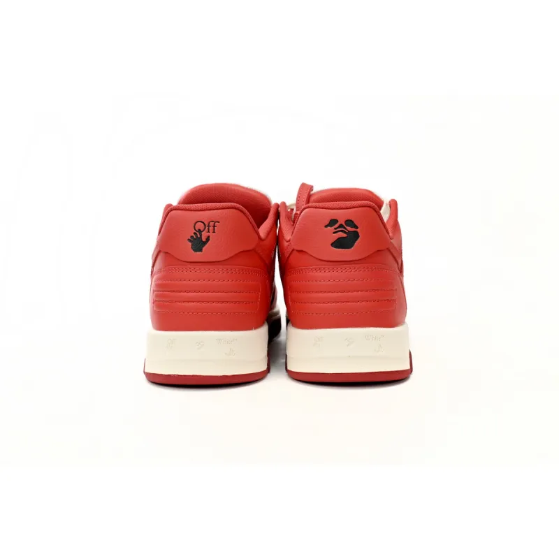 OFF-WHITE Out Of Office Red And White OMIA189F 22LE00 10128 