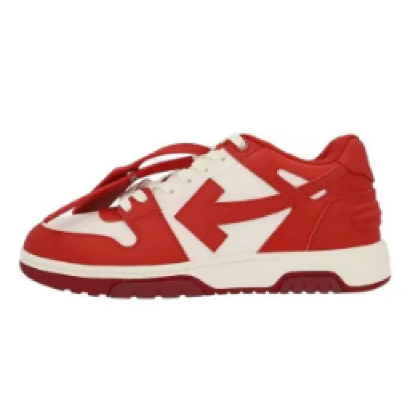 OFF-WHITE Out Of Office Red And White OMIA189F 22LE00 10128 