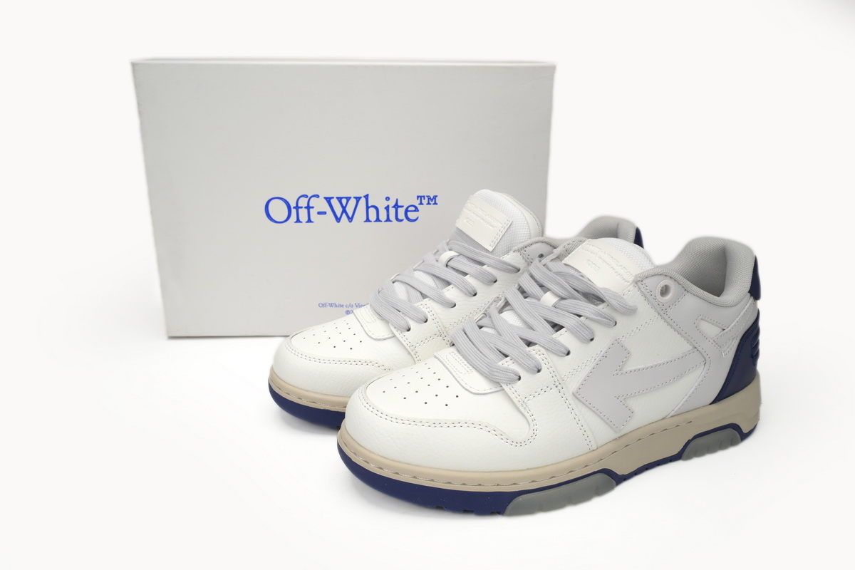 OMIA189F 23LEA005 0546 FF-WHITE Out Of White White and Blue Tail  OMIA189F 23LEA005 0546