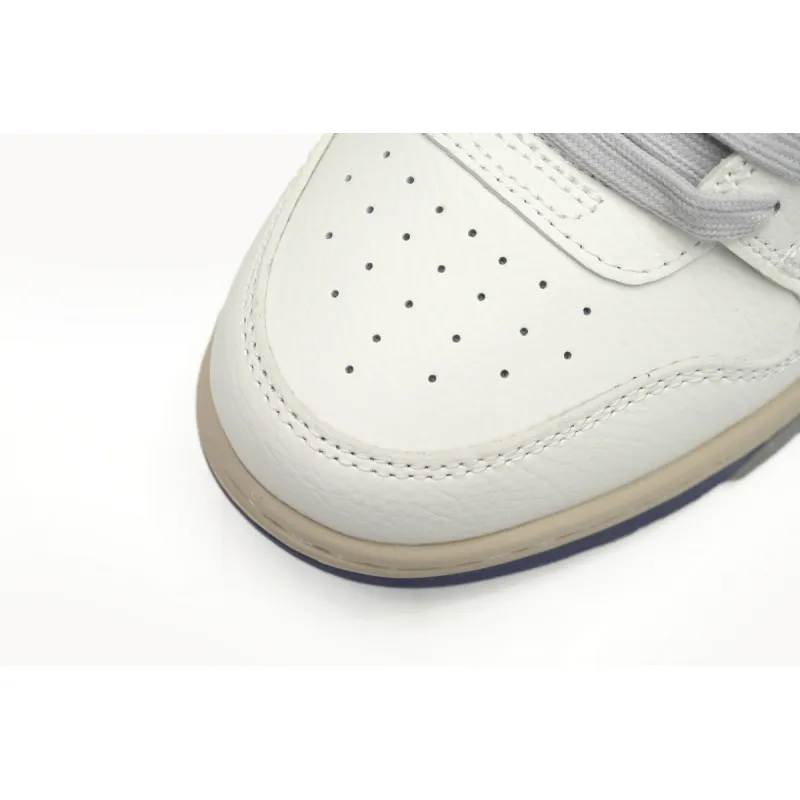 OMIA189F 23LEA005 0546 FF-WHITE Out Of White White and Blue Tail  OMIA189F 23LEA005 0546