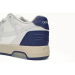 OMIA189F 23LEA005 0546 FF-WHITE Out Of White White and Blue Tail  OMIA189F 23LEA005 0546